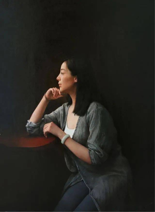 邸可新油画作品