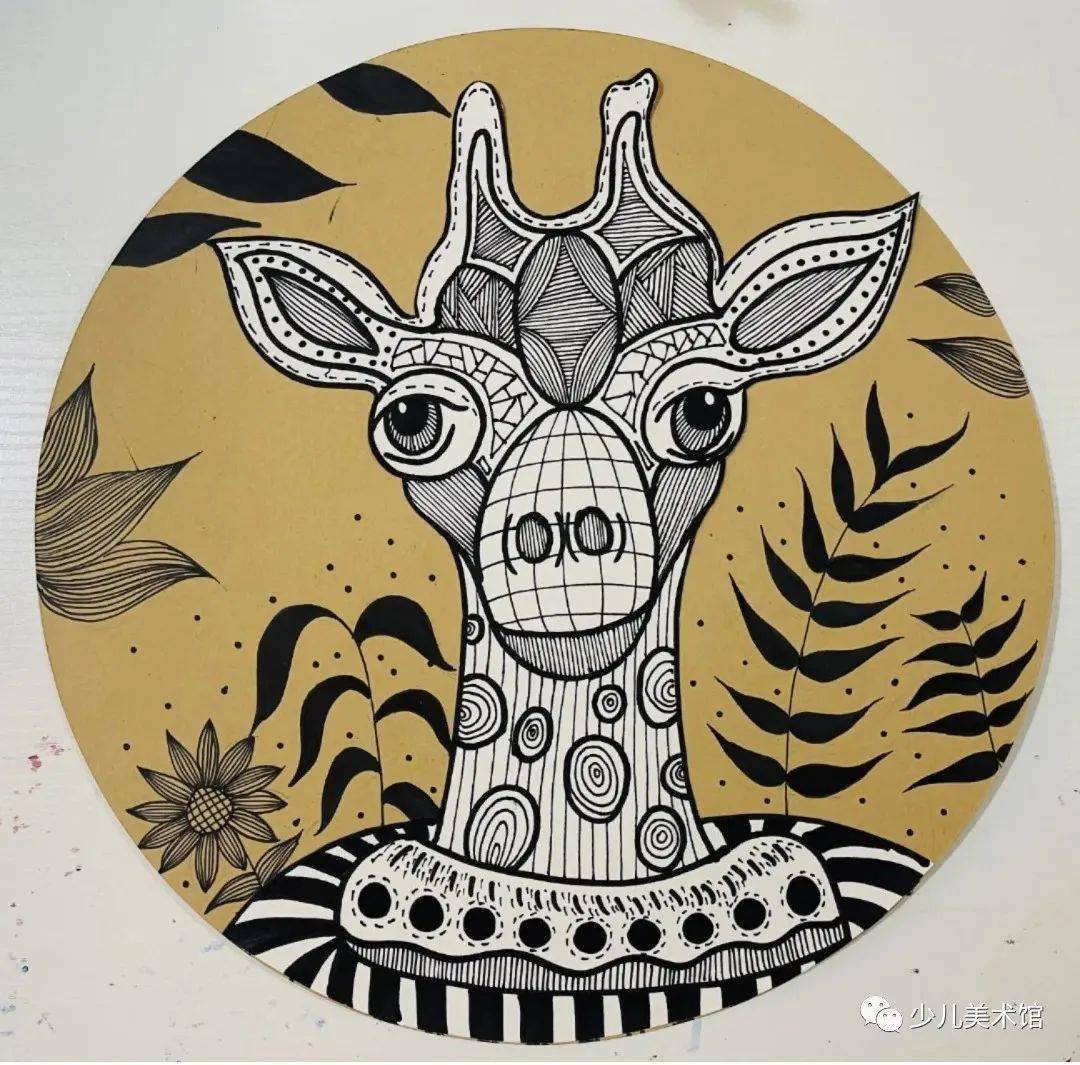 【实小荐读】线描创意的100种技法,用普通的笔,画出超精美的画作,美醉