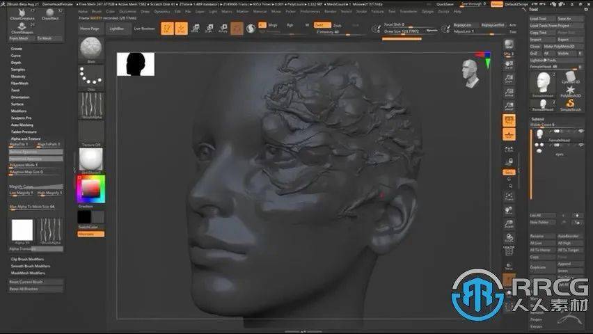 pixologic发布了zbrush2022版新增浮雕系统和斜面插件等功能