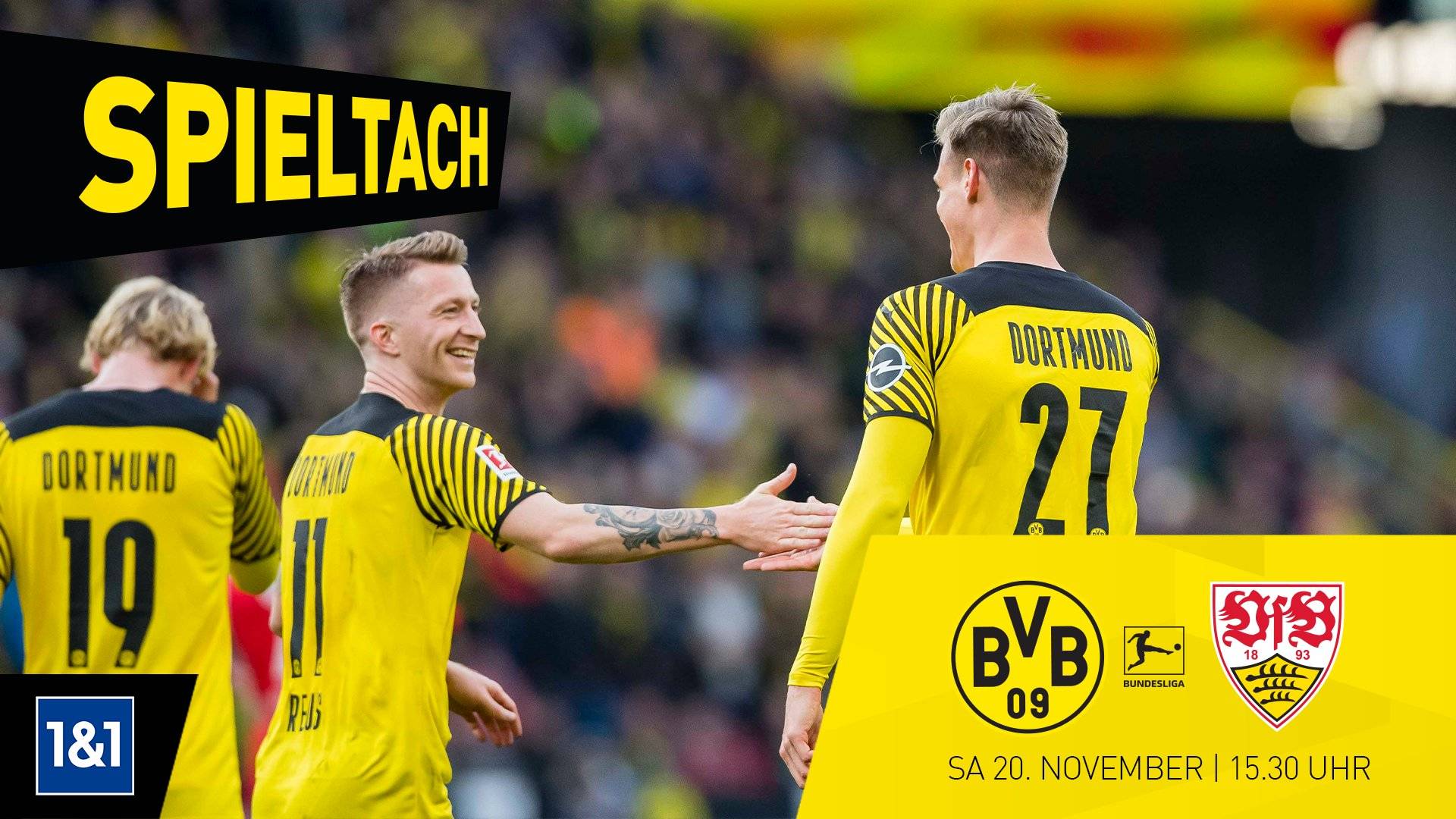 陣容|多特vs斯圖加特首發(fā)：羅伊斯領(lǐng)銜，小阿扎爾馬倫在列，遠藤航出戰(zhàn)