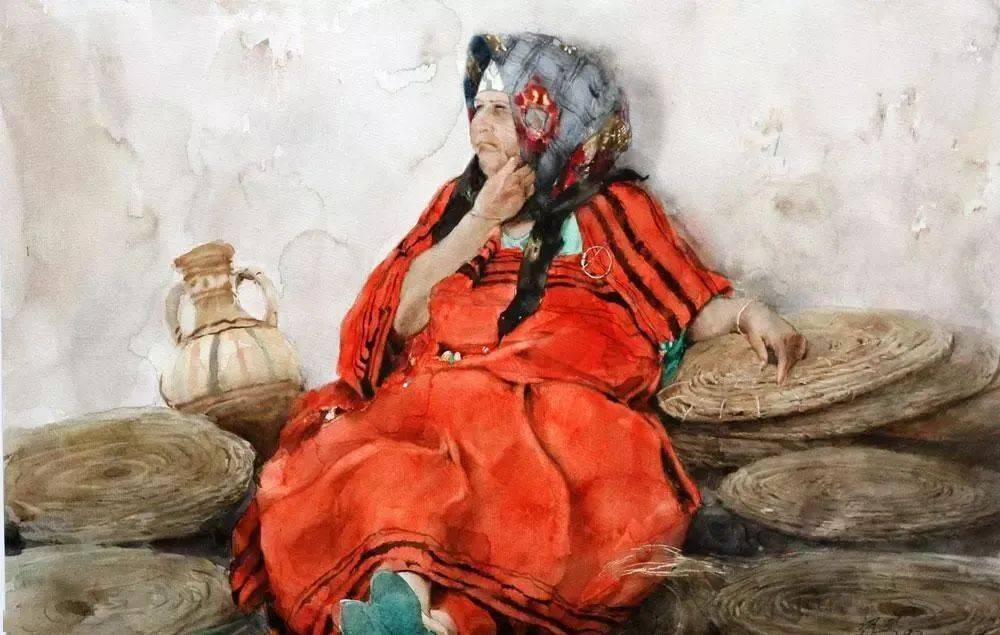 这位大佬被誉为"亚洲水彩大师",论画水彩人物,只服他!_生活