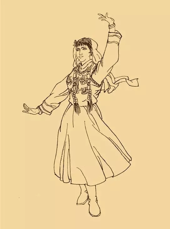 56个民族白描人物画各具风韵