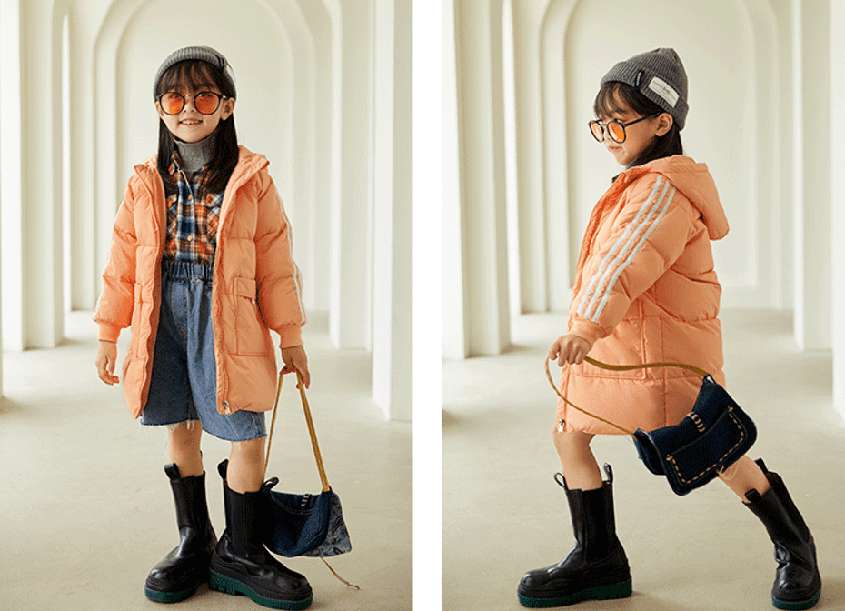 产品 99元给娃收中长款羽绒服，90%鸭绒，我先抢为敬！