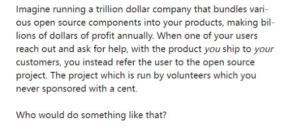 Curl创始人：苹果“白嫖”开源，赚钱却不做事！