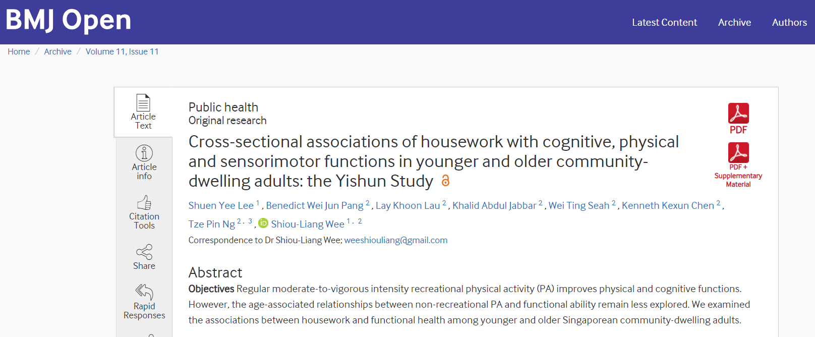 功能|研究：老年人多做家务更健康，可防衰老防跌倒