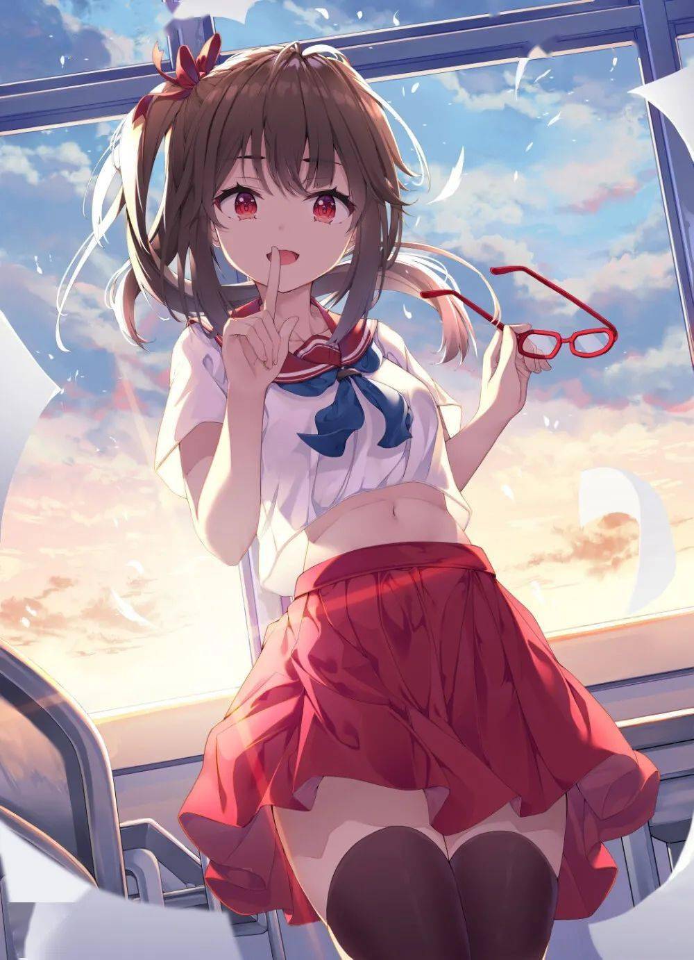 精选高清壁纸超美红与黑系动漫壁纸