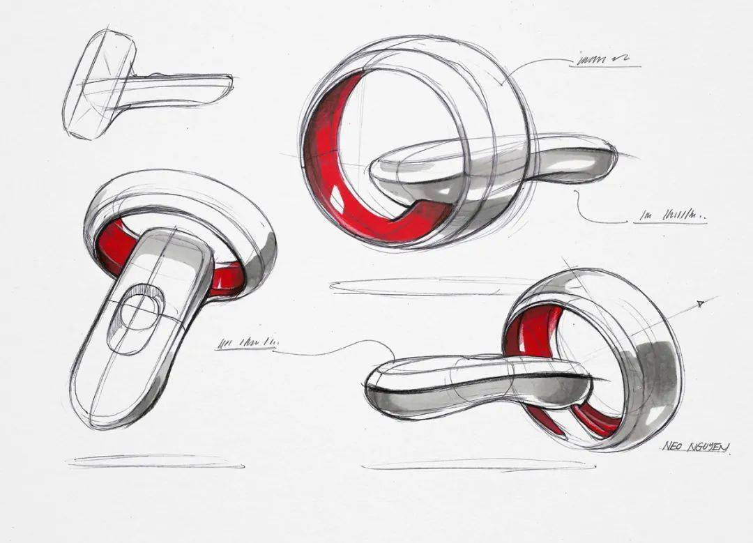 一组工业设计手绘图欣赏拿去练习