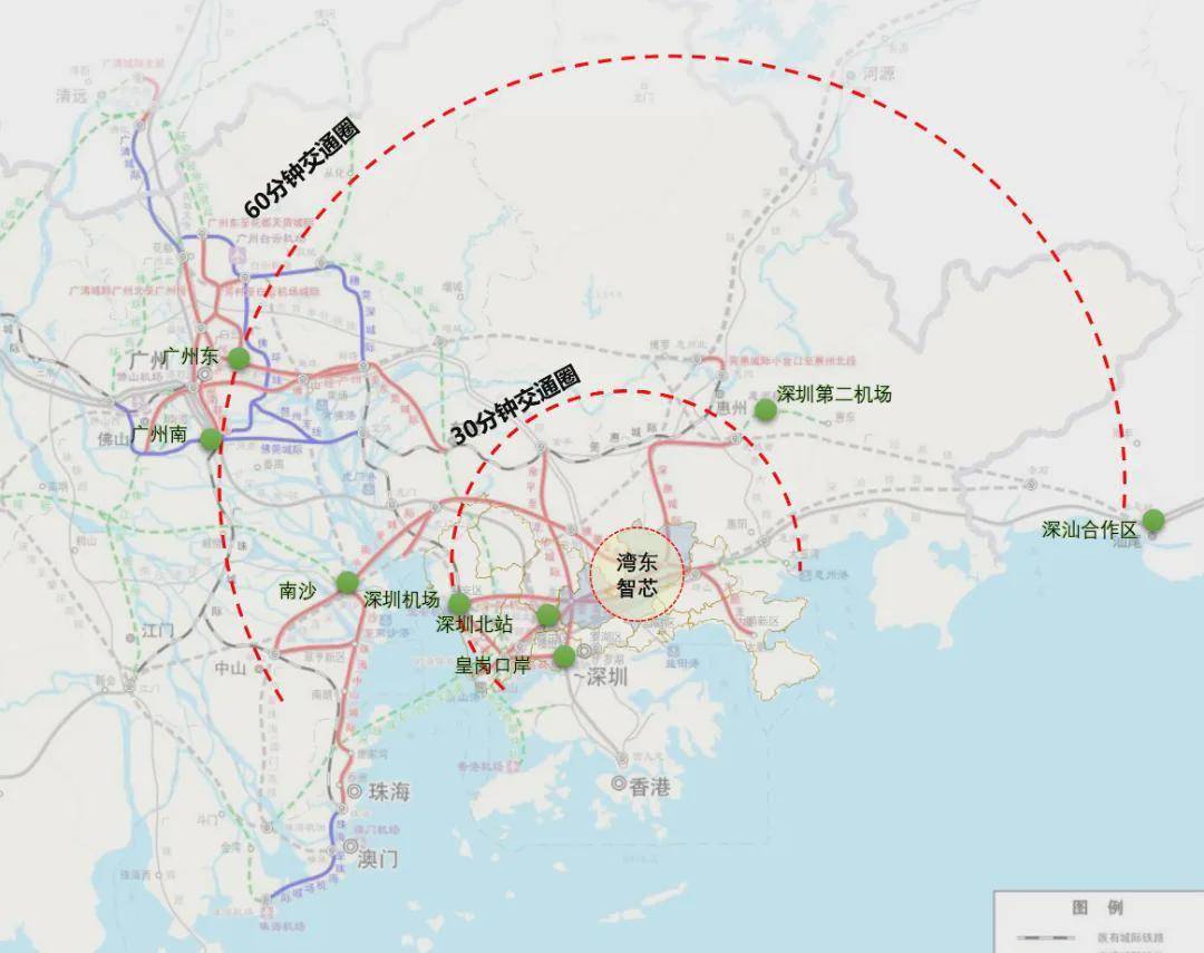 龍崗交通十四五公佈5條城際地鐵大線等強大布局