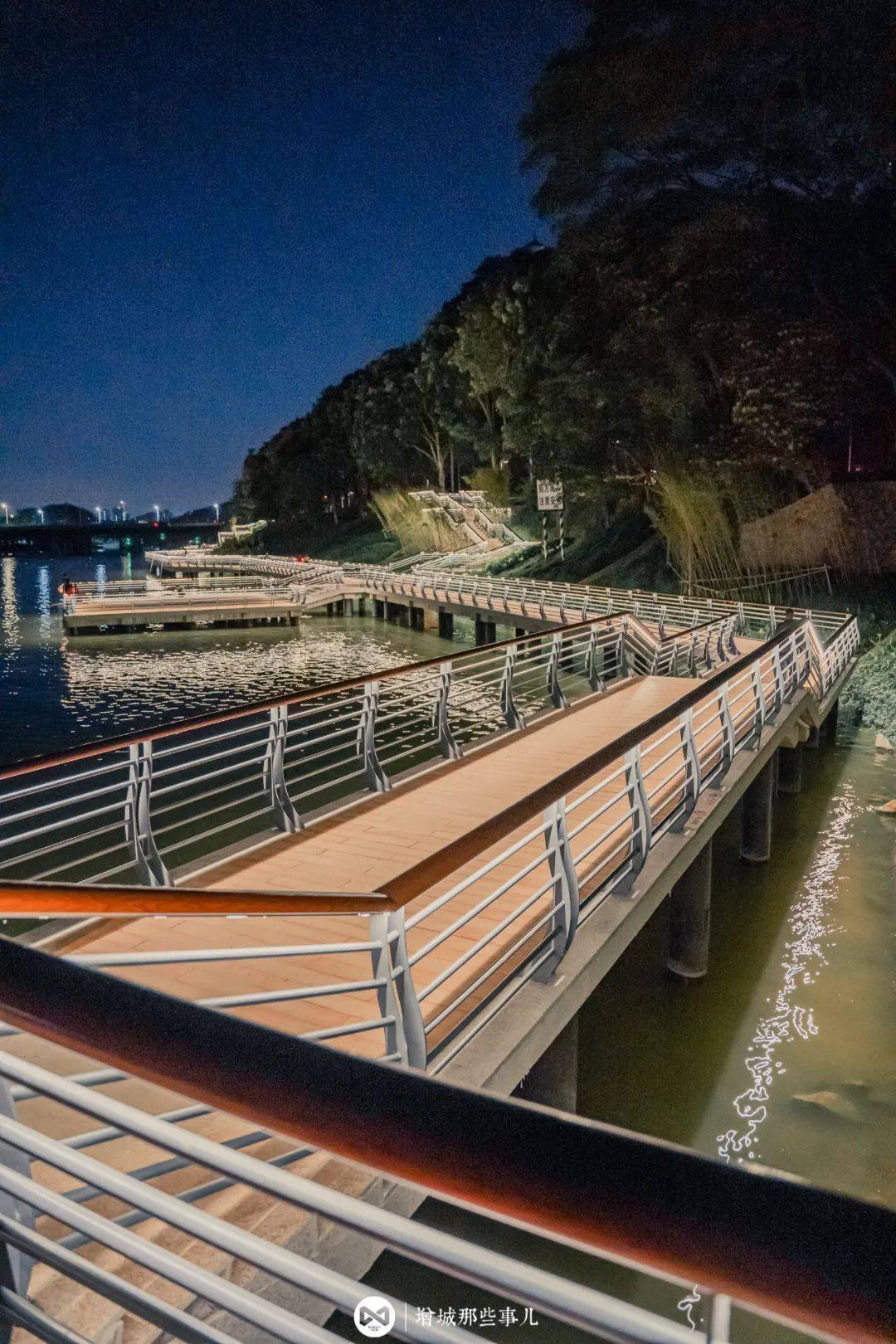 夜游增江,增城这条碧道长廊,要火!_走廊