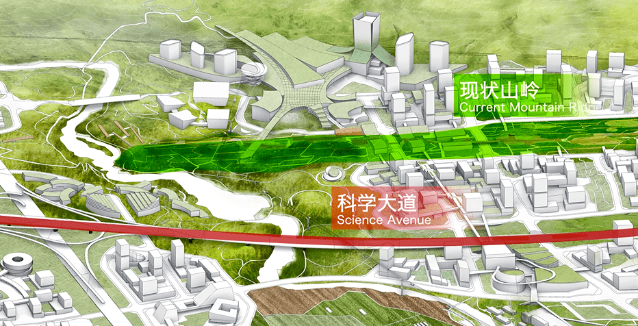 北碚歇马科学城规划图图片