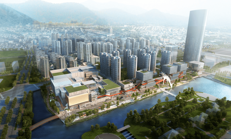 温州印象城mega作为印力集团旗下最高产品线,2018年正式在中央绿轴