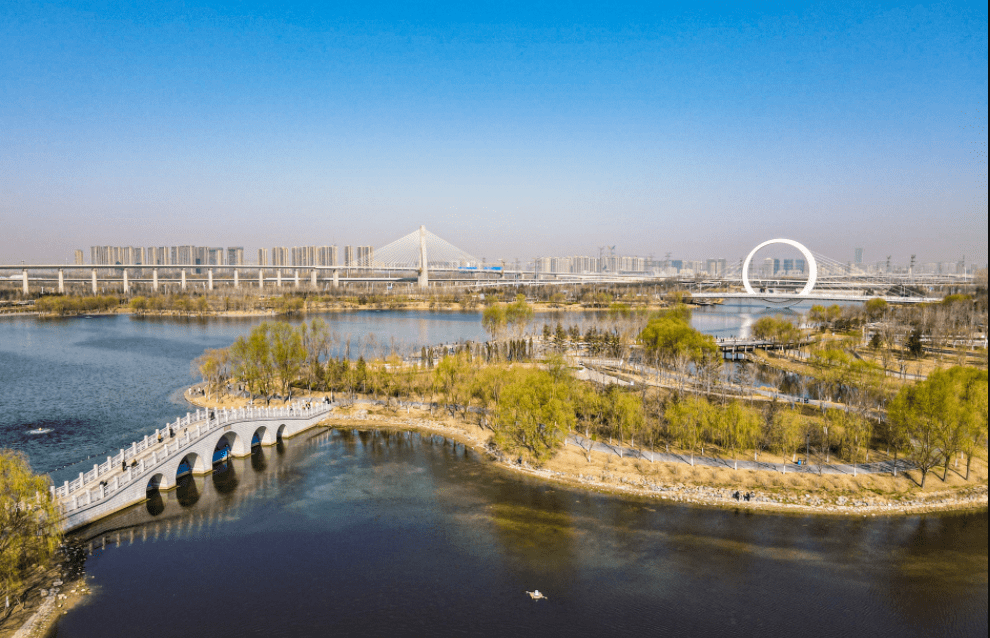 郑州滨河国际新城仅靠蝶湖出圈那你可小瞧它了
