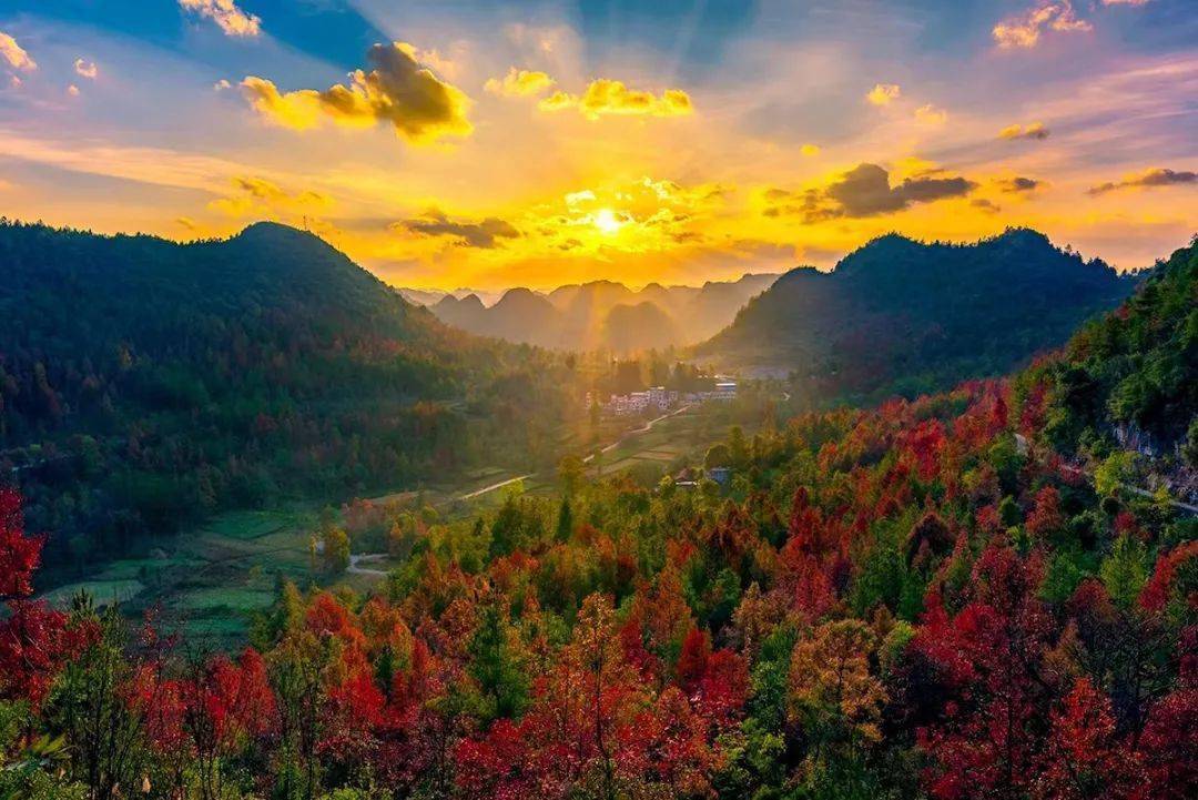 无需滤镜,童话里的暖色系世界,在这里触手可及……_德保_摄影_红叶