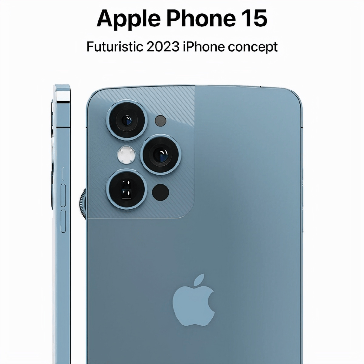 节奏未免太快，iPhone 15概念图曝光，侧边滚轮按键引发猜测