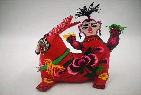 每日一物庆阳香包刺绣