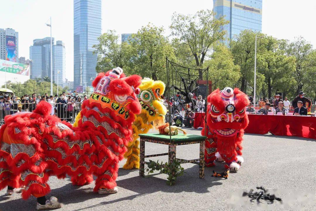 羊城运动汇丨2021年广州市传统醒狮邀请赛舞动羊城