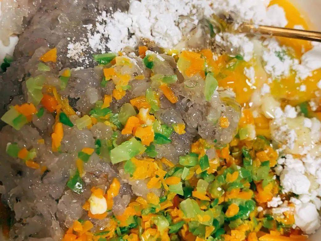 蔬菜|酥香清甜的鲜虾蔬菜饼,一口接一口~