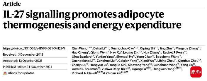 暨大团队，找到了减肥新途径！引关注