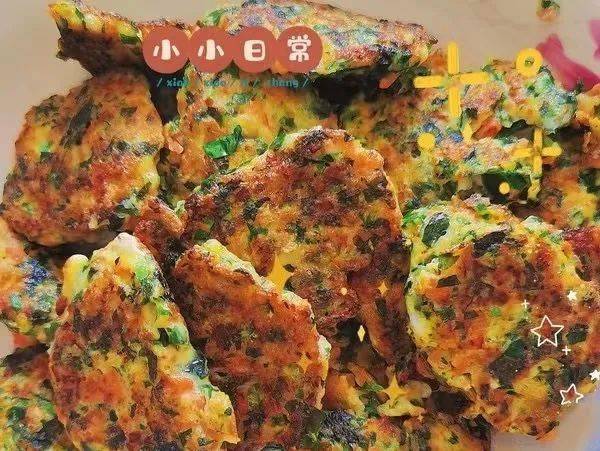 蔬菜|酥香清甜的鲜虾蔬菜饼,一口接一口~