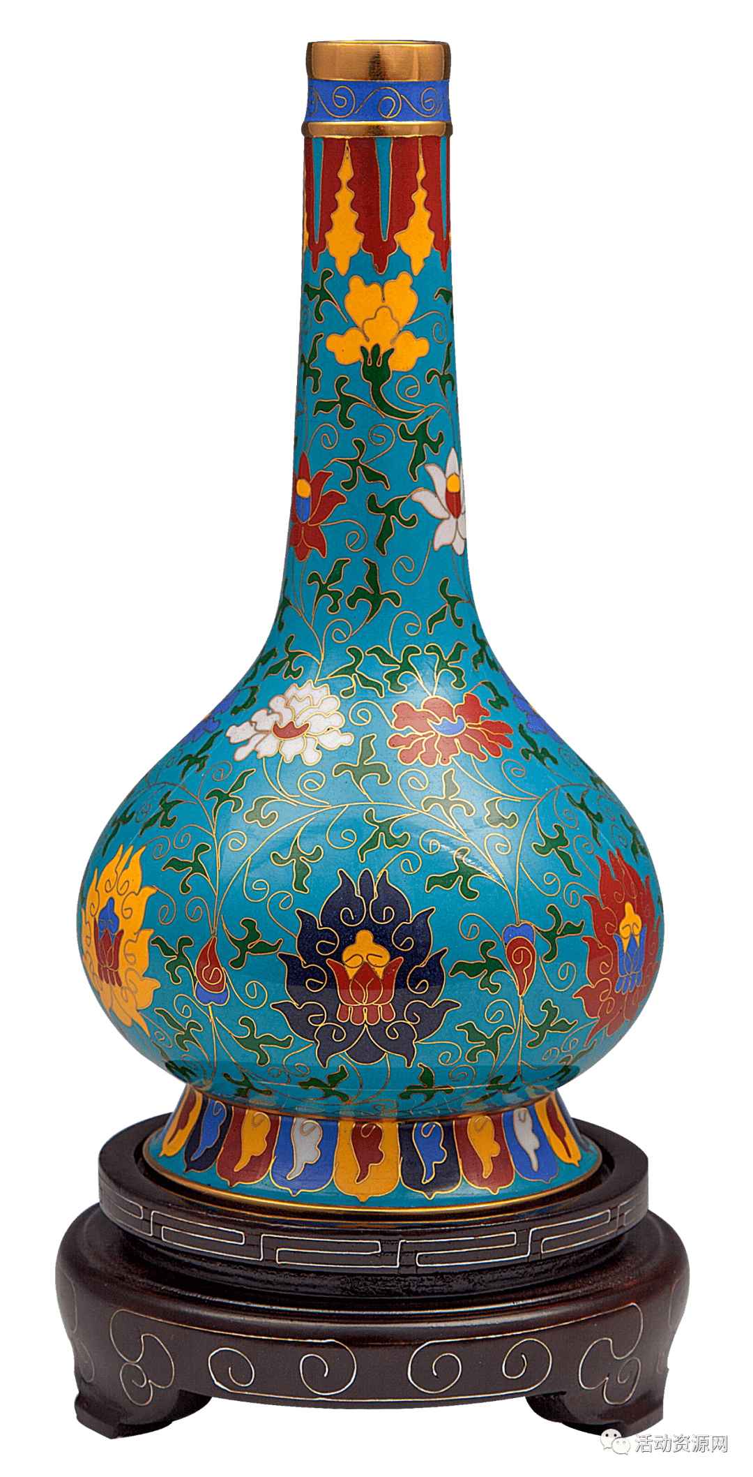 这件国礼由中国传统艺术景泰蓝制作而成,为《故宫历代景泰蓝传世六珍