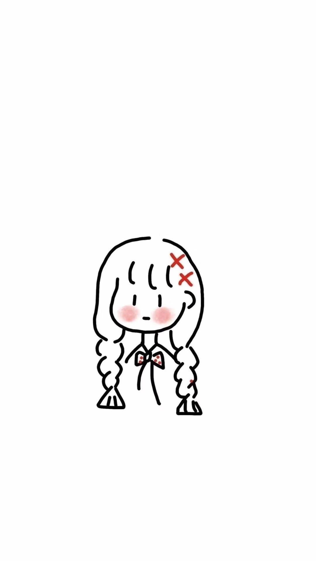 拿图点赞哦 简约白色壁纸 壁纸iphone无水印 高清 好运 壁纸