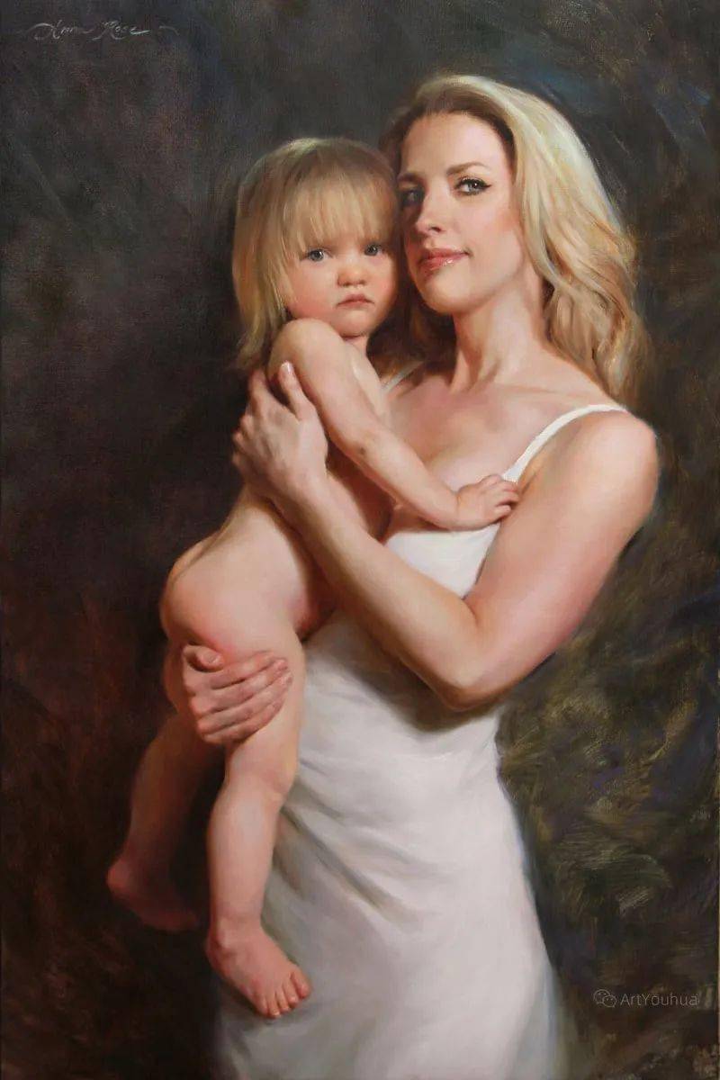 美国女画家安娜罗丝贝恩女性人体油画作品欣赏