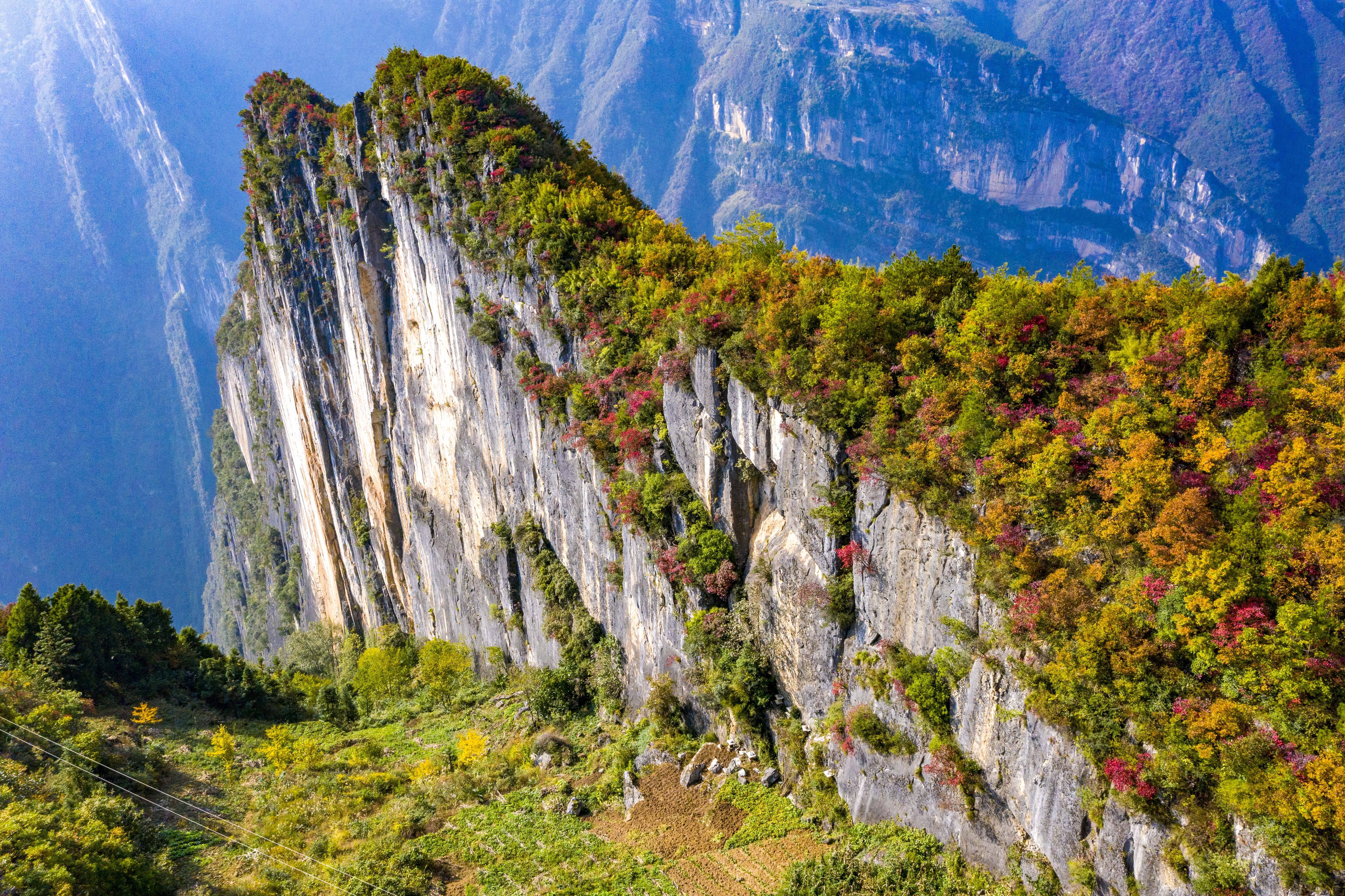 兰英大峡谷风景区图片