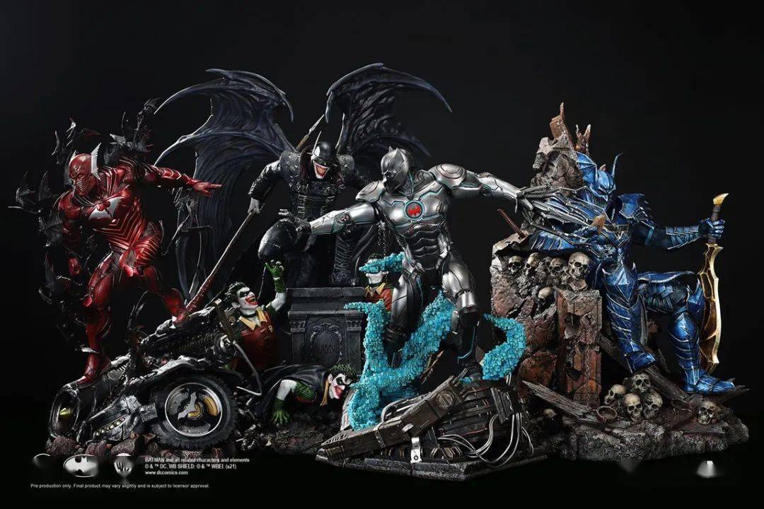 美系xmstudios新品14dc漫画darknightsmetal蝙蝠侠杀戮机器全身雕像