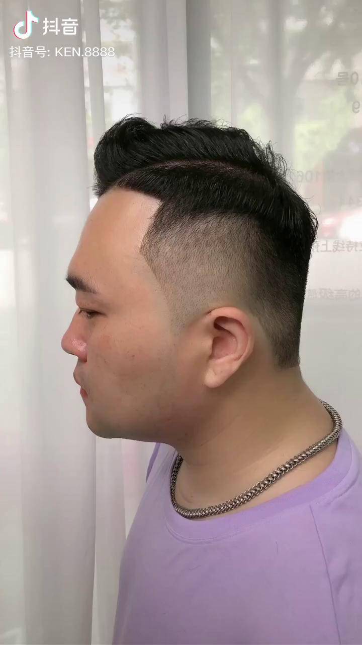 男士商务复古造型上海黄浦区男士发型眉形设计修剪男士上海男士发型