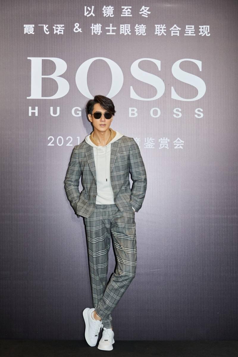 型格吴尊于BOSS 2021秋冬眼镜鉴赏会，演绎冬日型格时尚