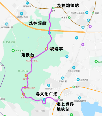 124徒步大南山登顶看南头半岛景观远眺伶仃洋赏寿文化景观