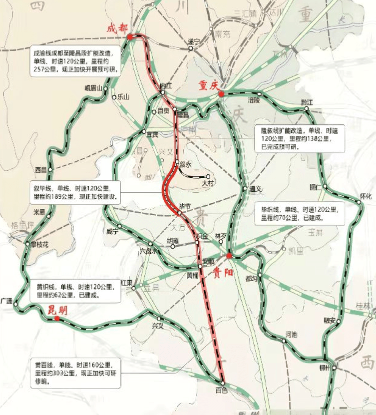 丽攀昭毕遵铁路镇雄段图片