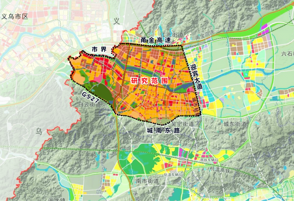 东阳市北五路规划图图片