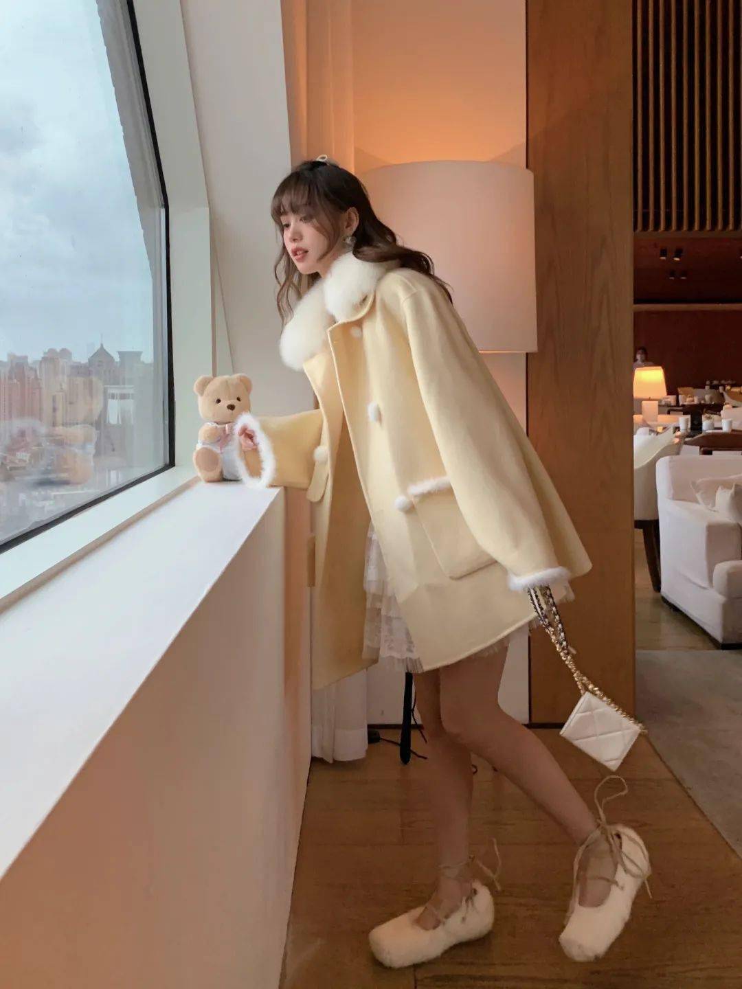 氛围 冬天第1套look,跪求你这样穿,好看又高级!!