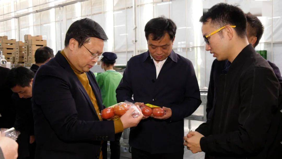 临川区考察组先后实地考察了我县江西有为生物技术有限公司,进贤农发
