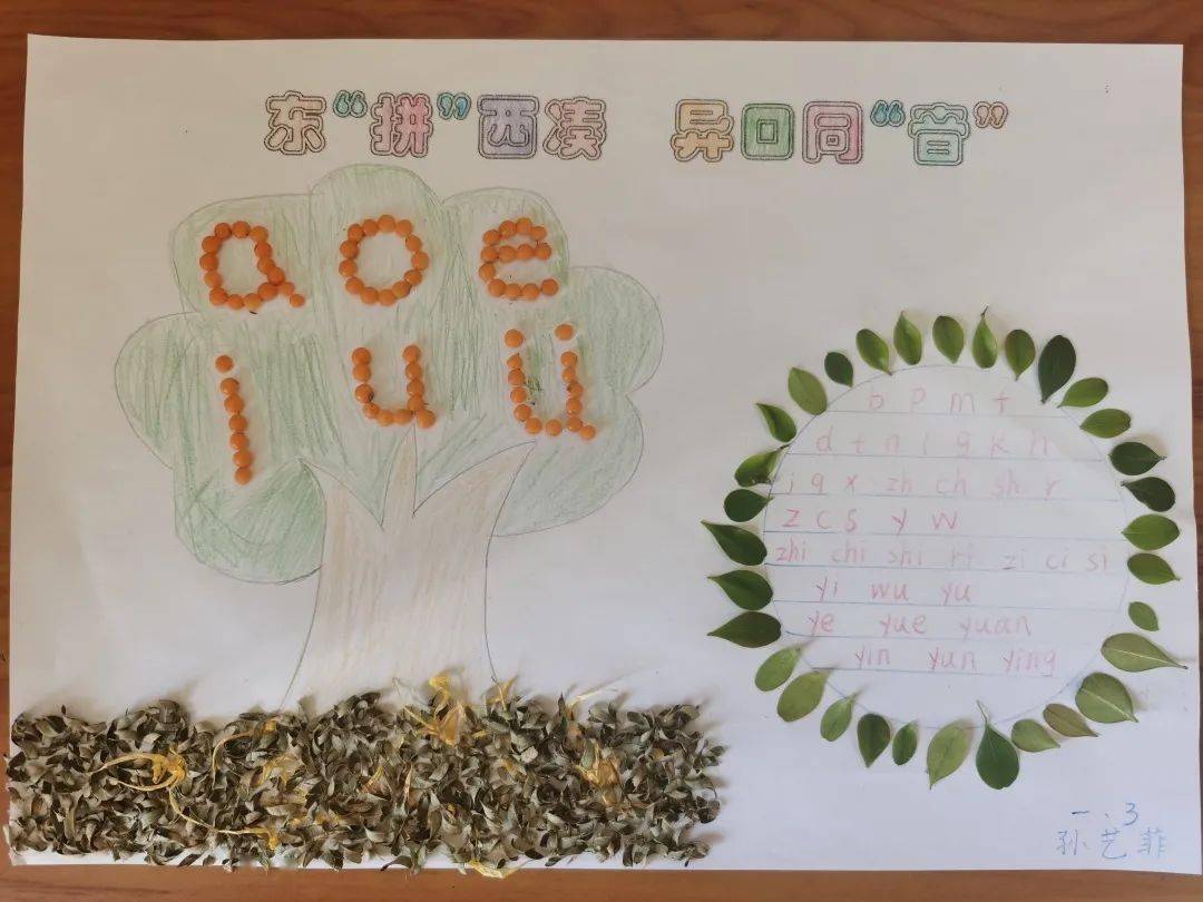"新"更走 "心"——一年级语文创意实践作业展示_汉语拼音_服务_图片