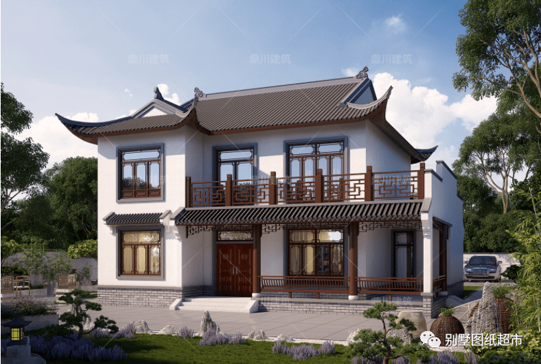 羡慕城里有房,不如羡慕农村有地,这4款中式农村别墅,国人最爱