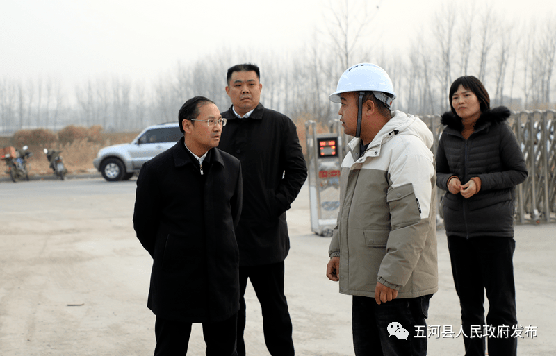 县委书记金胜庆调研项目工作