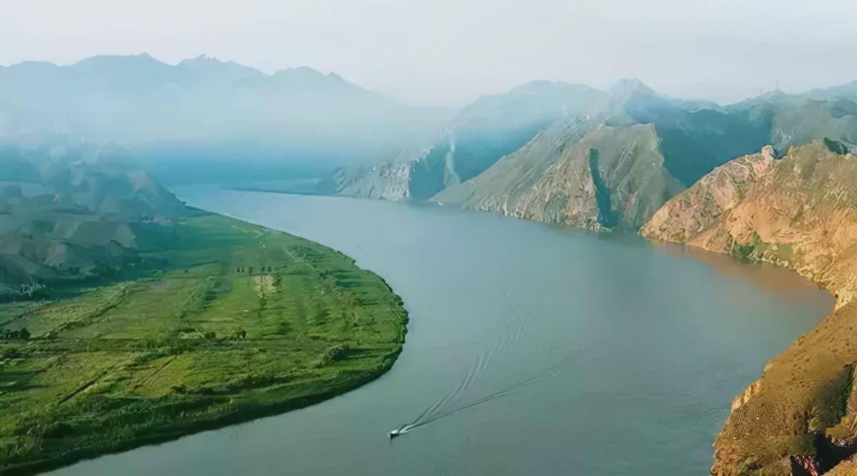 黄河弯道之美图欣赏