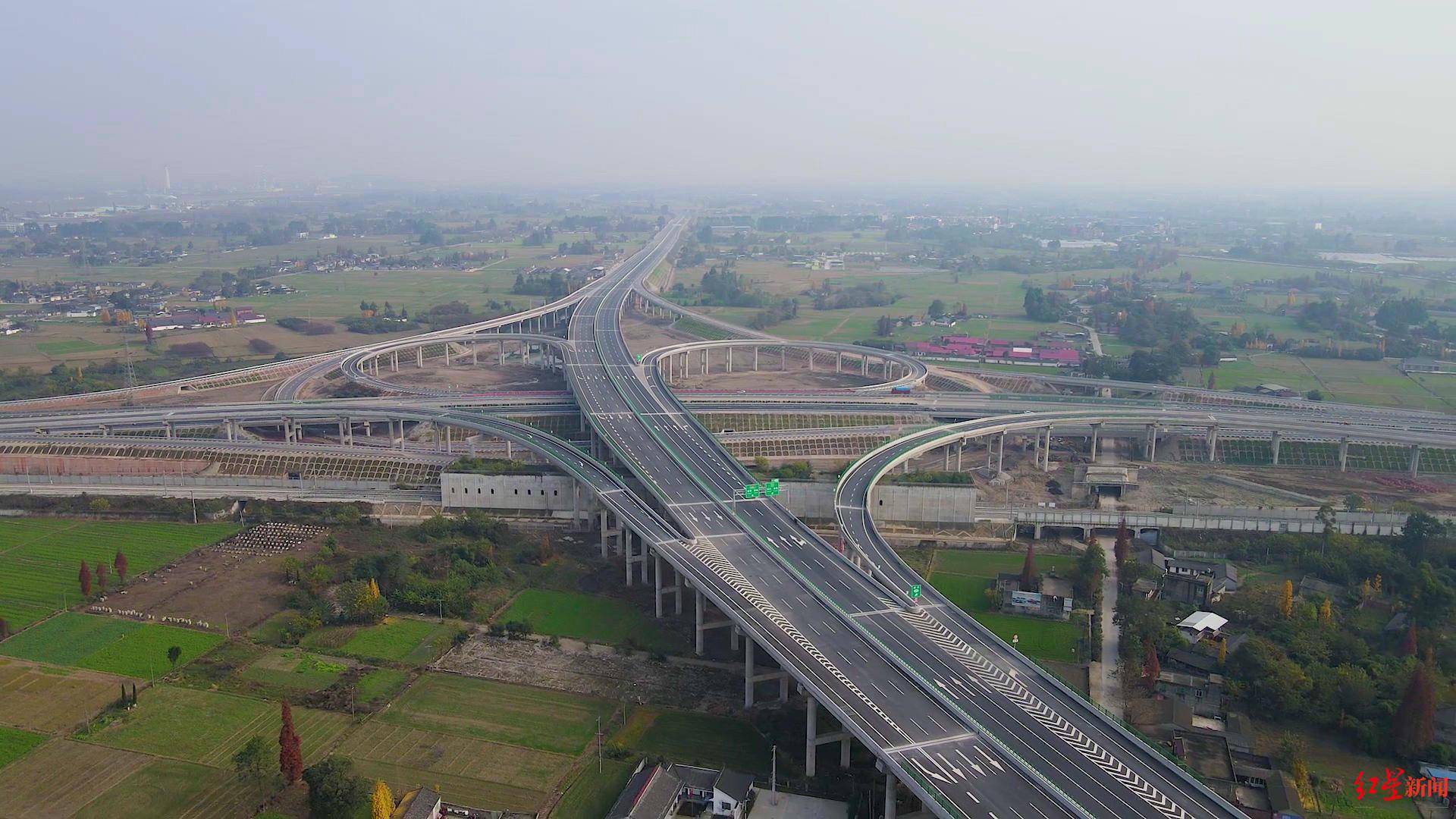 德阳至都江堰高速建成通车意味着成都三绕(成都经济区环线高速公路)