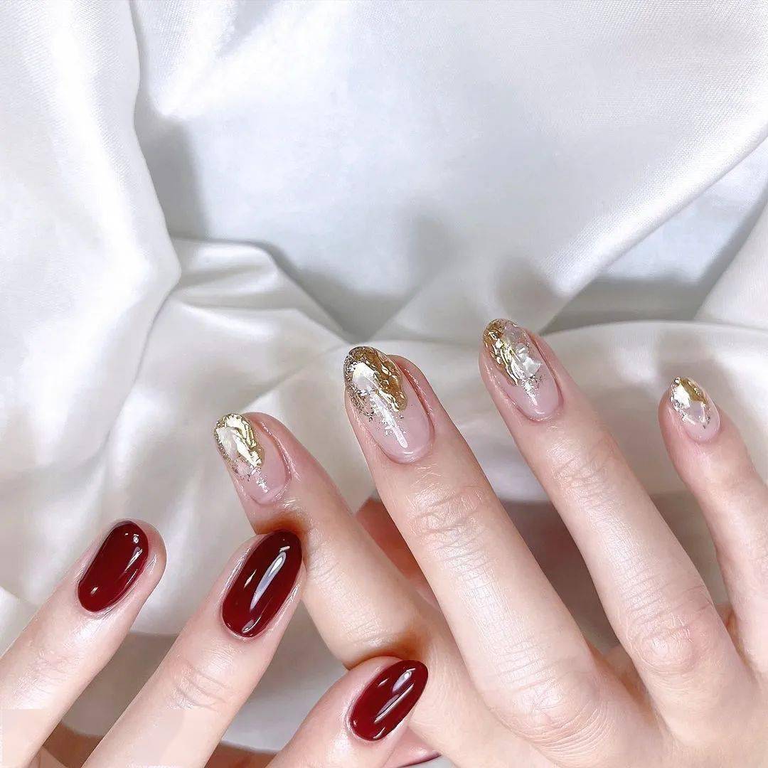 速看网红美甲店的爆款红色系美甲合集