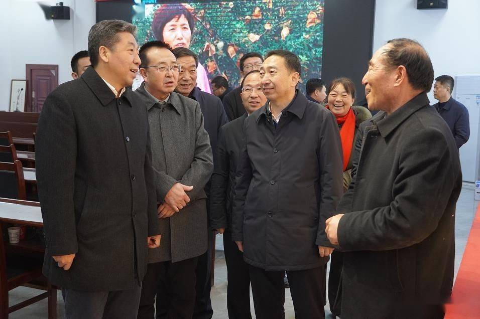 山西省供销社高建军一行深入临猗县调研专业合作社发展及项目建设情况