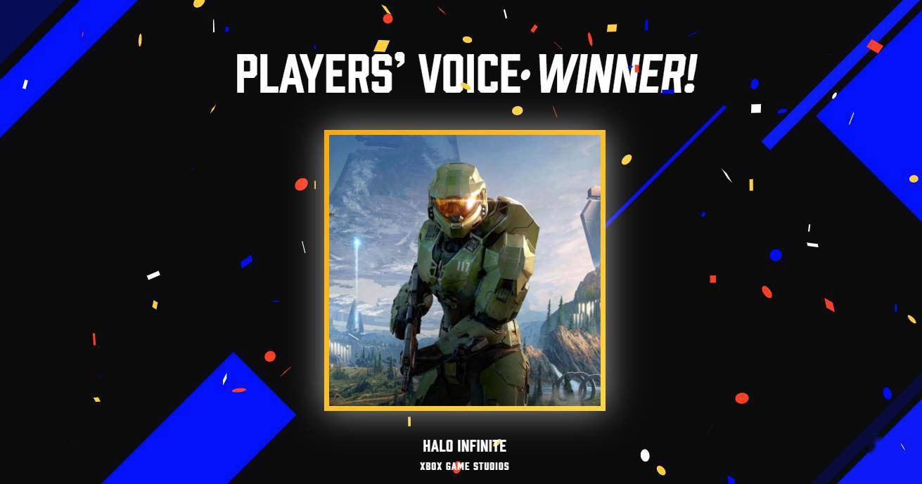 奖项|TGA 2021 玩家投票公布，微软《光环：无限》斩获“玩家之声”奖