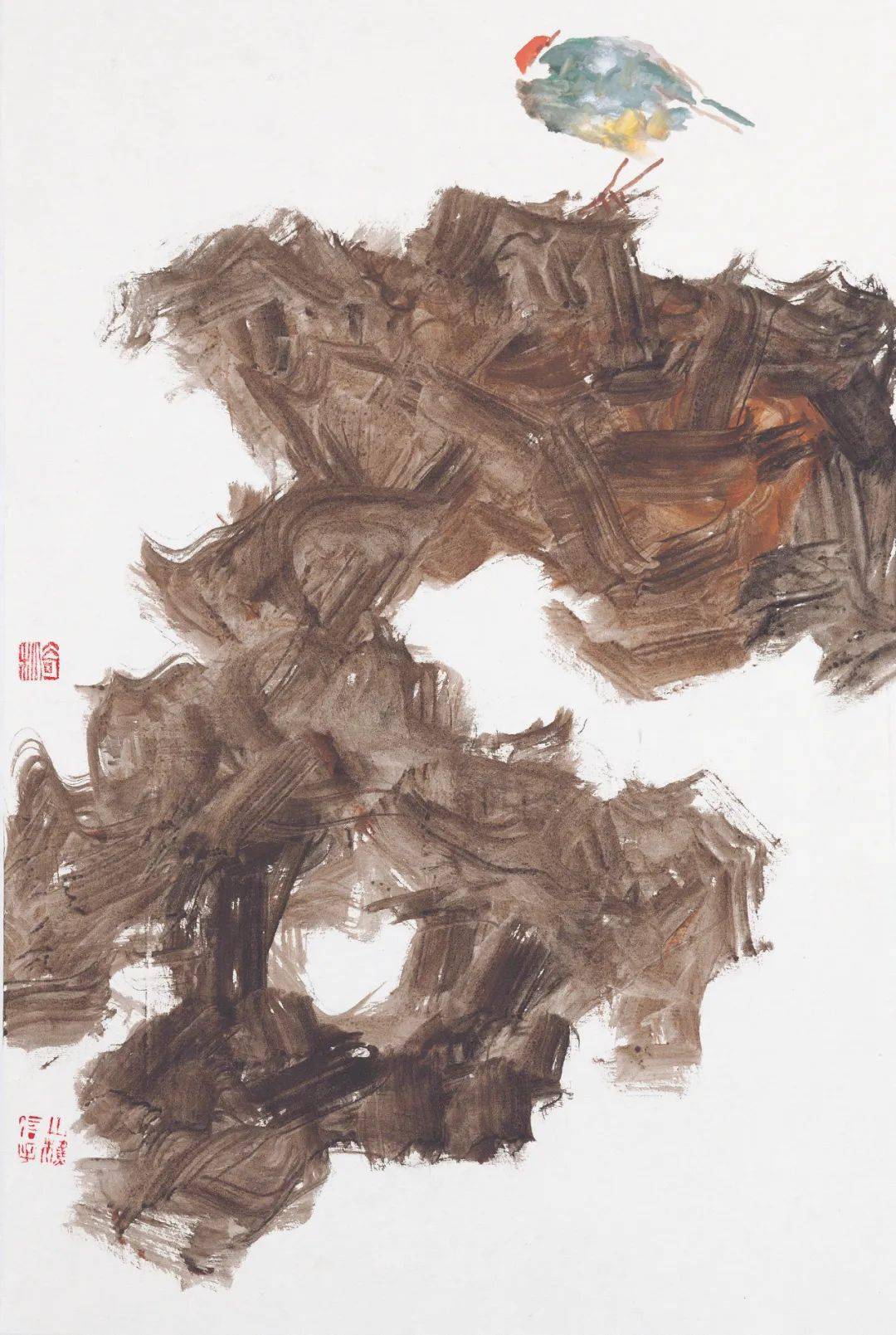 荣 张演钦 124x248cm集选画作作者均为一线艺术家:如国家画院专业画家