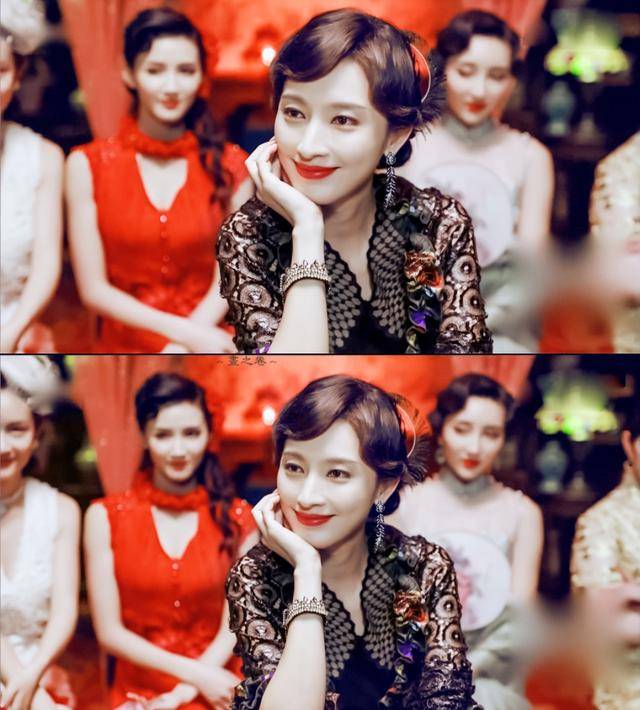 《远大前程》中的大阿姐小阿俏,冷艳美丽,现实中张俪气质更雅韵_旗袍