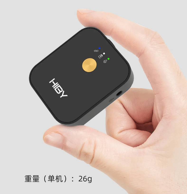 麦克风|海贝音乐推出 HiBy MC1 领夹无线麦克风：368 元起，10 小时续航