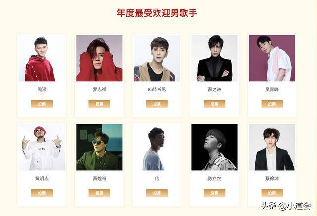中国男歌星全部名单图片