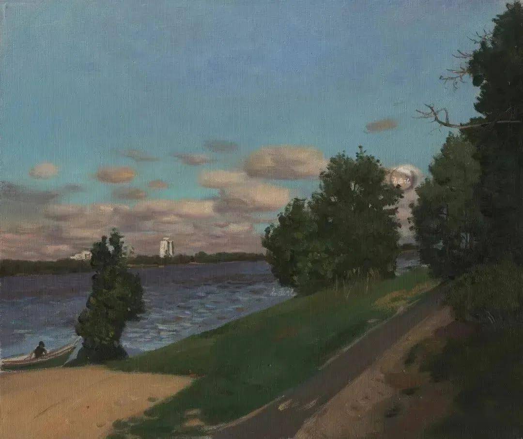 忻东旺我在画布上落下的第一笔就必须是真切的