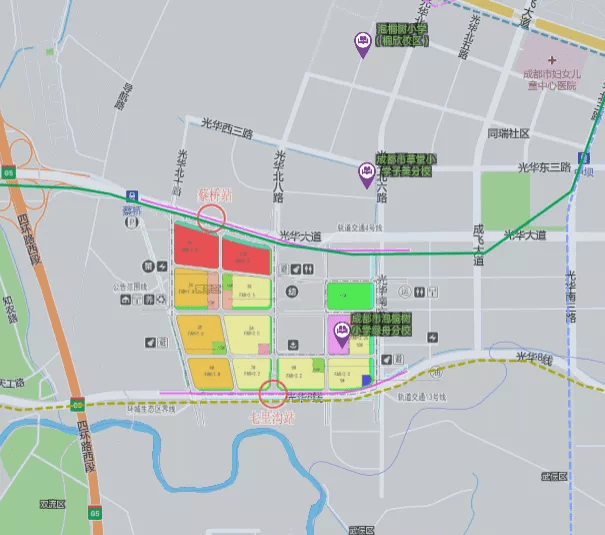 外光华千亩土地调规,青羊新城又有两大tod浮出水面_用地_地块_片区