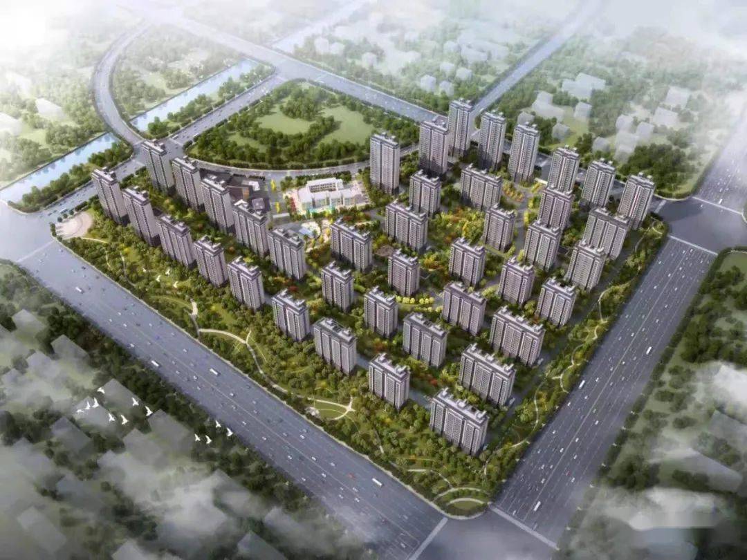 苏锡通园区张芝山镇七期安置房效果图.